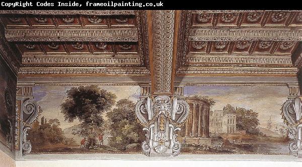 TASSI, Agostino Imaginary Landscape with Temple of Sibyl at Tivoli iyu